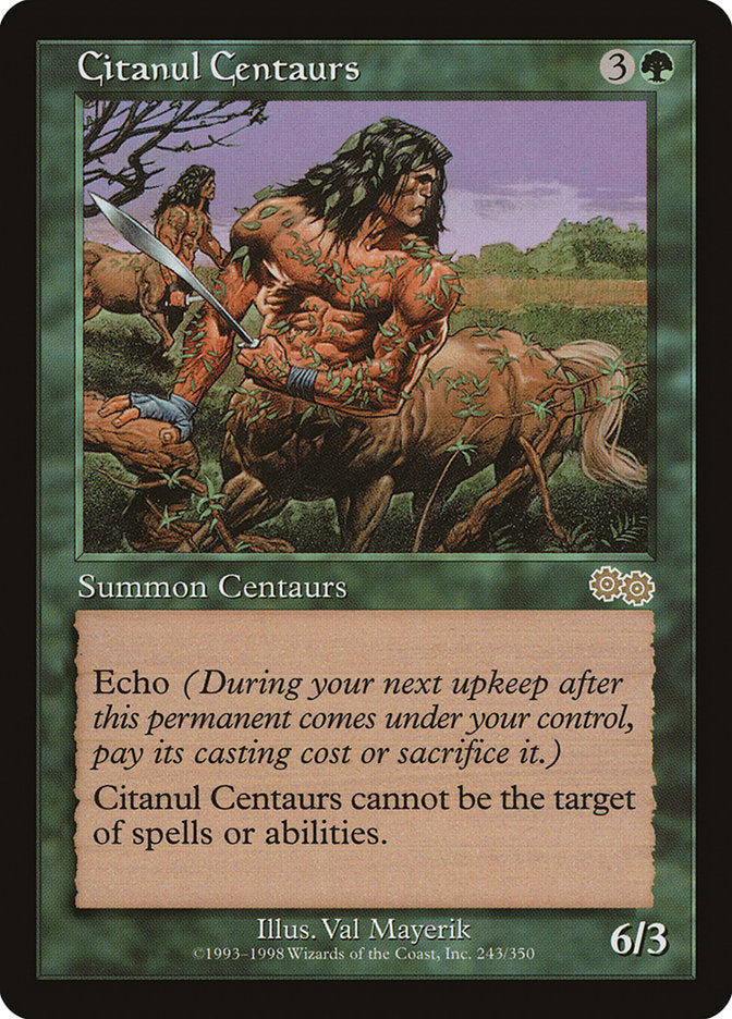 Citanul Centaurs [Urza's Saga] | Golgari Games