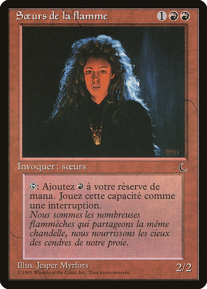 Sisters of the Flame (French) - "Sceurs de la flamme" [Renaissance] | Golgari Games