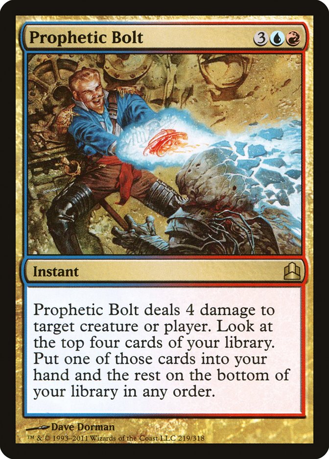 Prophetic Bolt [Commander 2011] | Local Legends