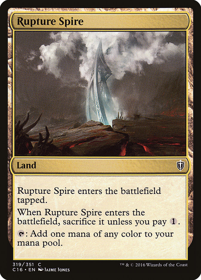 Rupture Spire [Commander 2016] | Local Legends
