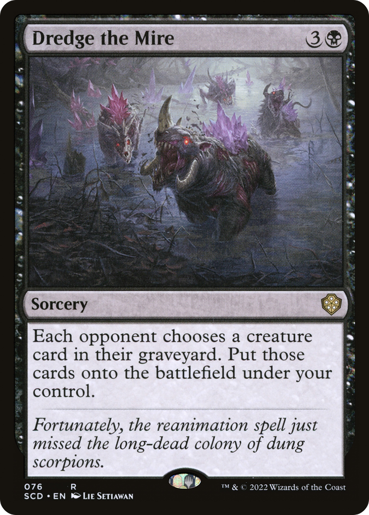 Dredge the Mire [Starter Commander Decks] | Local Legends