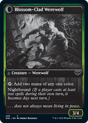 Weaver of Blossoms // Blossom-Clad Werewolf [Innistrad: Double Feature] | Golgari Games