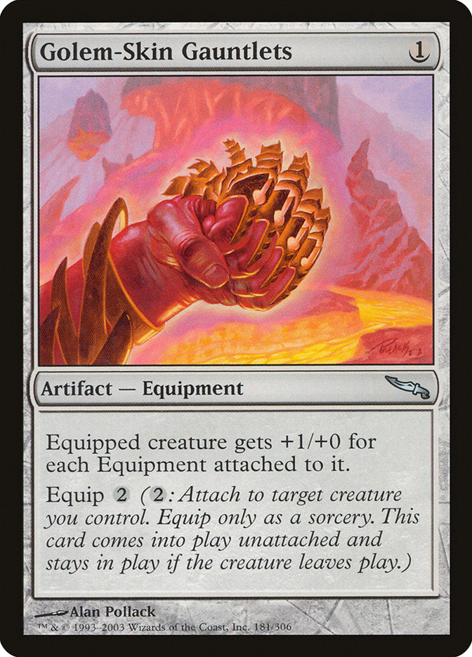 Golem-Skin Gauntlets [Mirrodin] | Local Legends