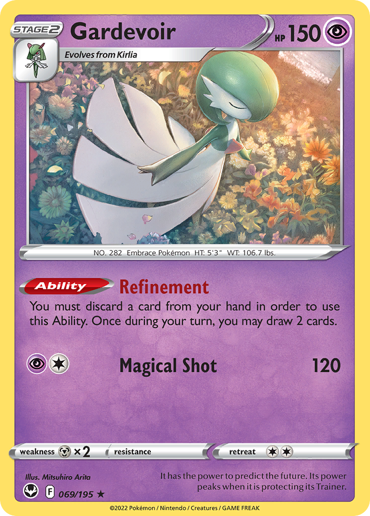 Gardevoir (069/195) (Theme Deck Exclusive) [Sword & Shield: Silver Tempest] | Golgari Games