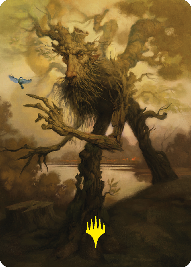 Treefolk Token Art Card (Gold-Stamped Signature) [The Lord of the Rings: Tales of Middle-earth Art Series] | Local Legends