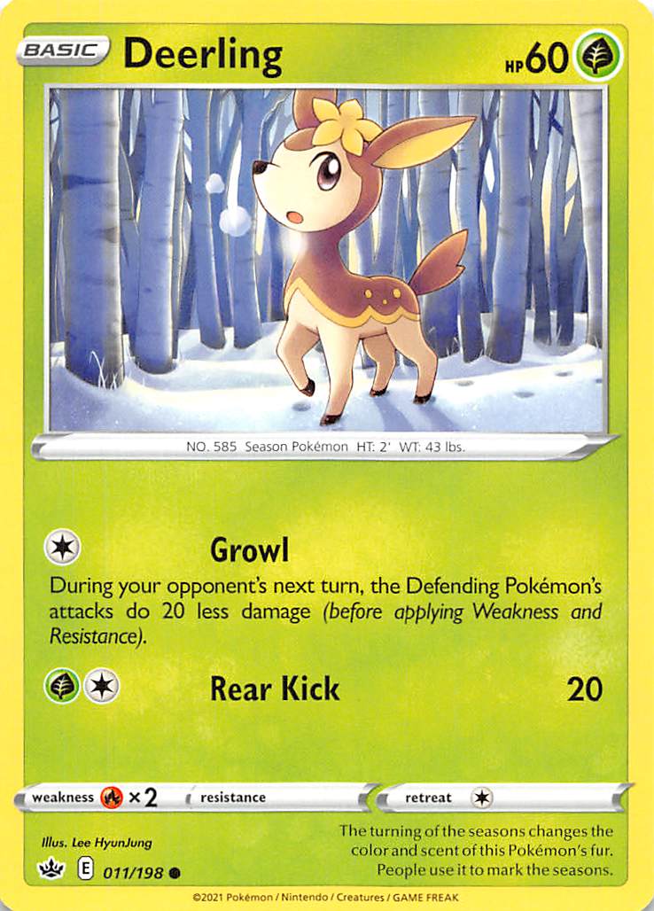 Deerling (011/198) [Sword & Shield: Chilling Reign] | Golgari Games