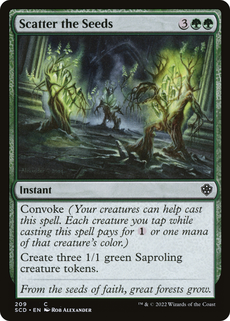 Scatter the Seeds [Starter Commander Decks] | Local Legends
