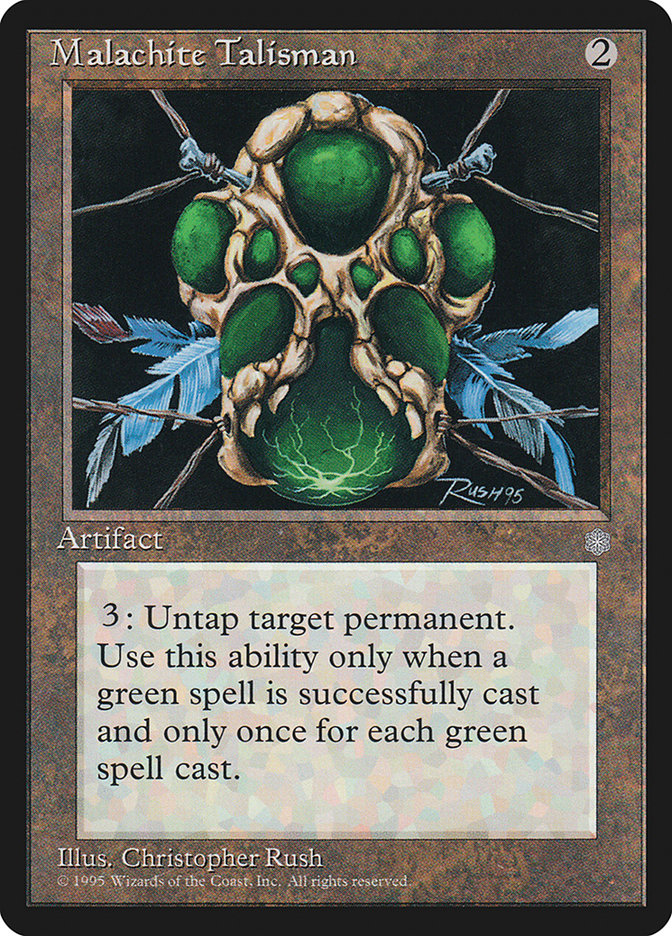 Malachite Talisman [Ice Age] | Local Legends