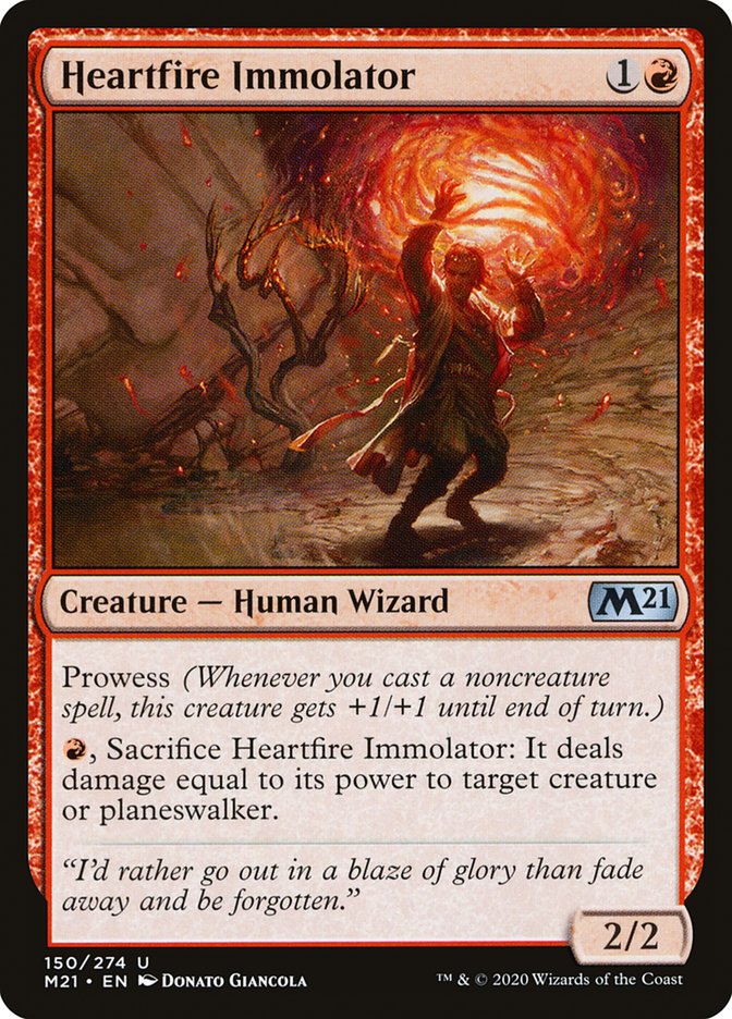 Heartfire Immolator [Core Set 2021] | Local Legends
