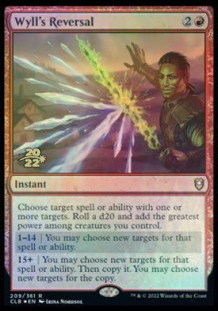 Wyll's Reversal [Commander Legends: Battle for Baldur's Gate Prerelease Promos] | Golgari Games