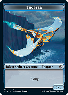 Pegasus // Thopter Double-Sided Token [Starter Commander Decks] | Golgari Games