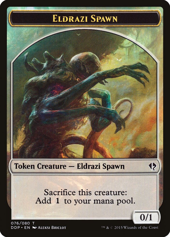 Eldrazi Spawn Token (076/080) [Duel Decks: Zendikar vs. Eldrazi] | Golgari Games