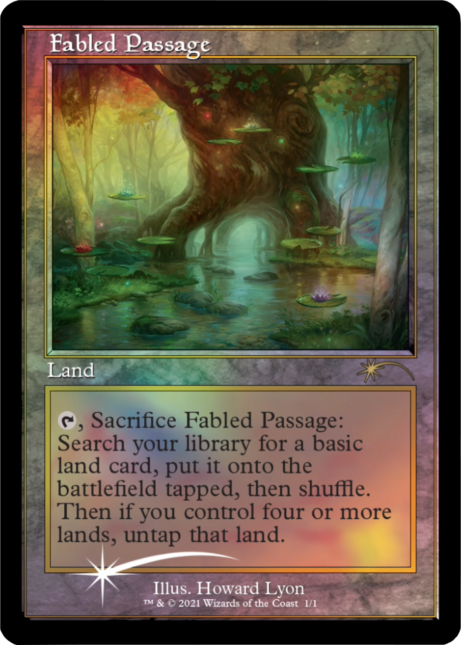 Fabled Passage (Promo) [Wizards Play Network 2021] | Golgari Games