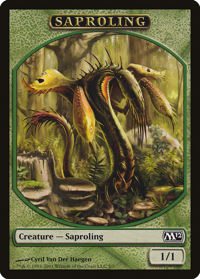 Saproling Token [Magic 2012 Tokens] | Golgari Games