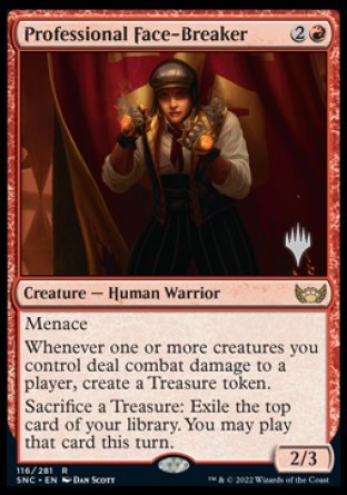 Professional Face-Breaker (Promo Pack) [Streets of New Capenna Promos] | Local Legends