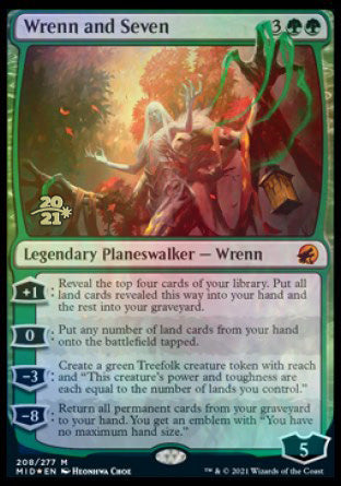 Wrenn and Seven [Innistrad: Midnight Hunt Prerelease Promos] | Golgari Games