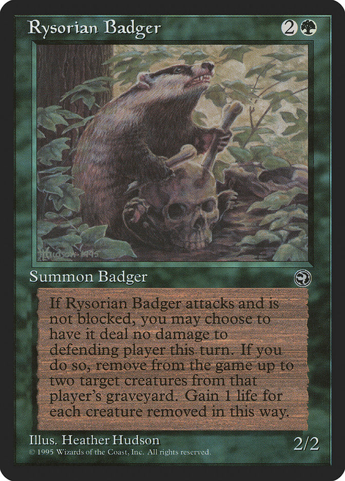 Rysorian Badger [Homelands] | Local Legends