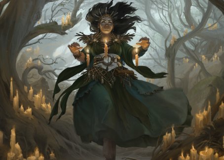 Candlegrove Witch 1 Art Card [Innistrad: Midnight Hunt Art Series] | Local Legends