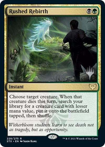 Rushed Rebirth (Promo Pack) [Strixhaven: School of Mages Promos] | Local Legends
