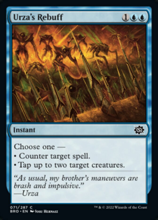 Urza's Rebuff [The Brothers' War] | Local Legends