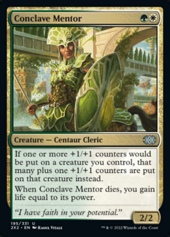 Conclave Mentor [Double Masters 2022] | Golgari Games