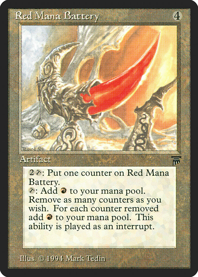 Red Mana Battery [Legends] | Local Legends