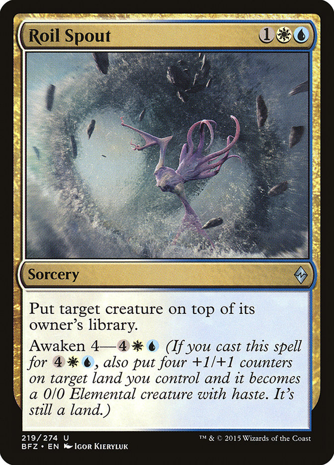 Roil Spout [Battle for Zendikar] | Local Legends