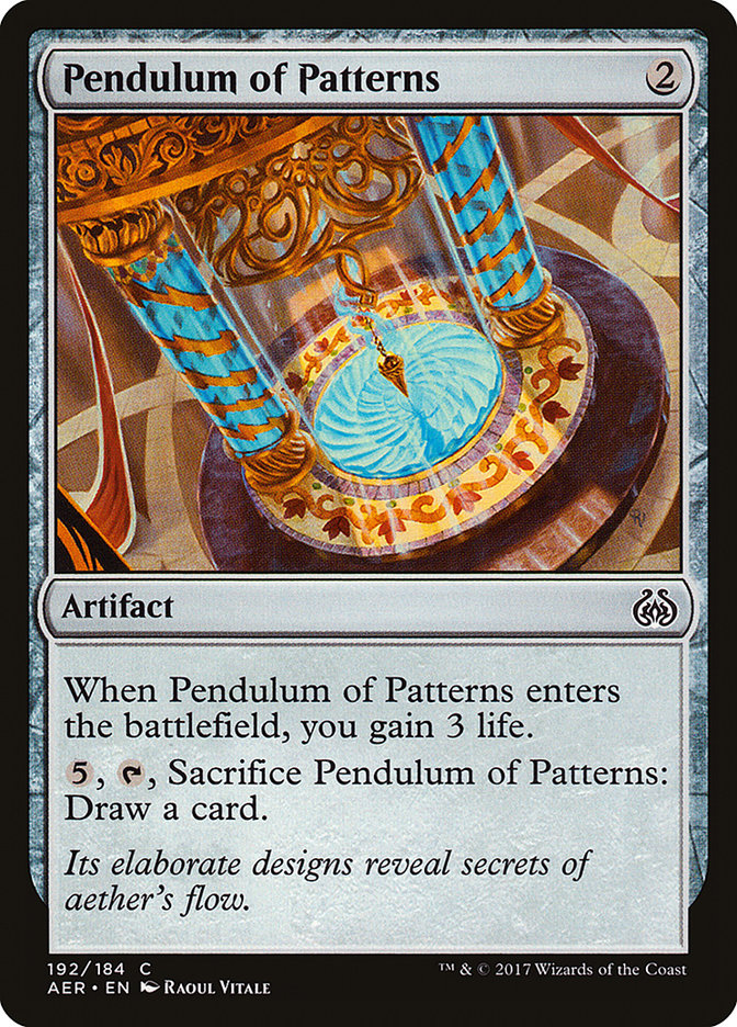 Pendulum of Patterns [Aether Revolt] | Golgari Games