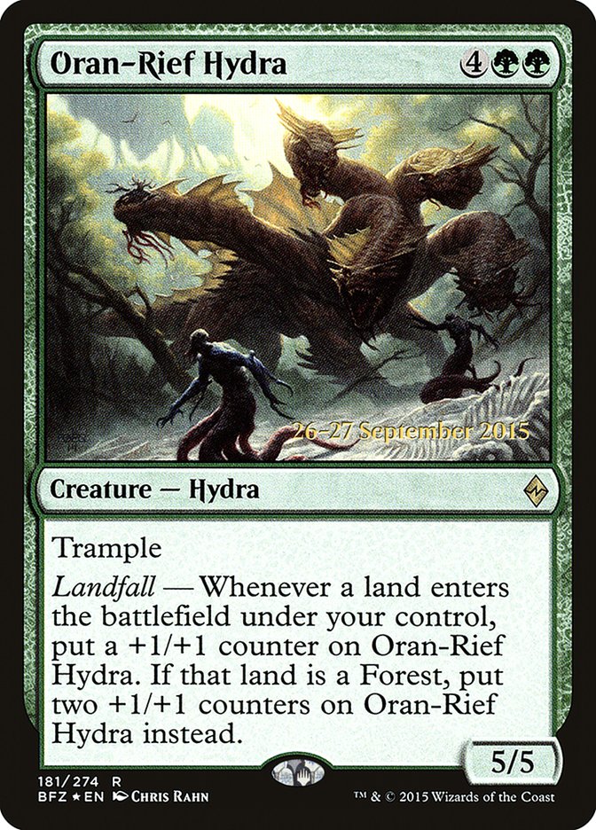 Oran-Rief Hydra [Battle for Zendikar Prerelease Promos] | Golgari Games