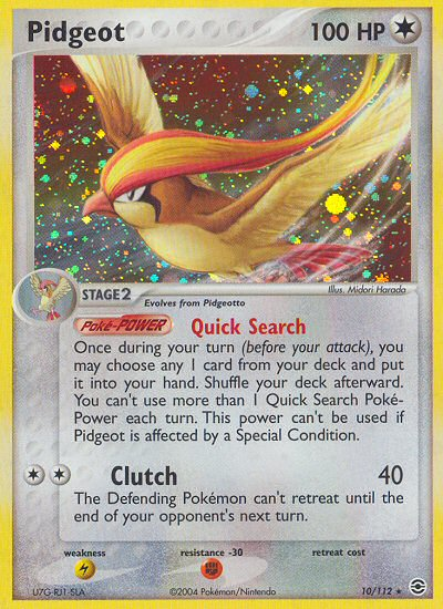 Pidgeot (10/112) [EX: FireRed & LeafGreen] | Golgari Games