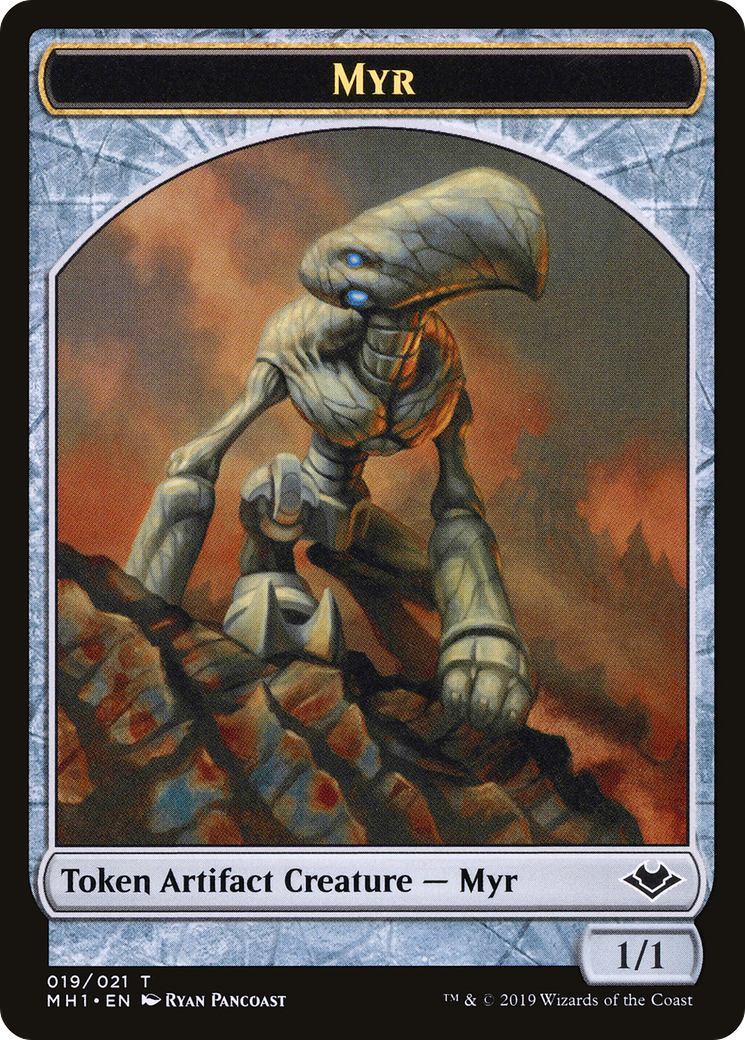 Myr // Thopter Double-Sided Token [Phyrexia: All Will Be One Commander Tokens] | Golgari Games