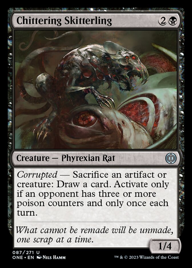 Chittering Skitterling [Phyrexia: All Will Be One] | Golgari Games