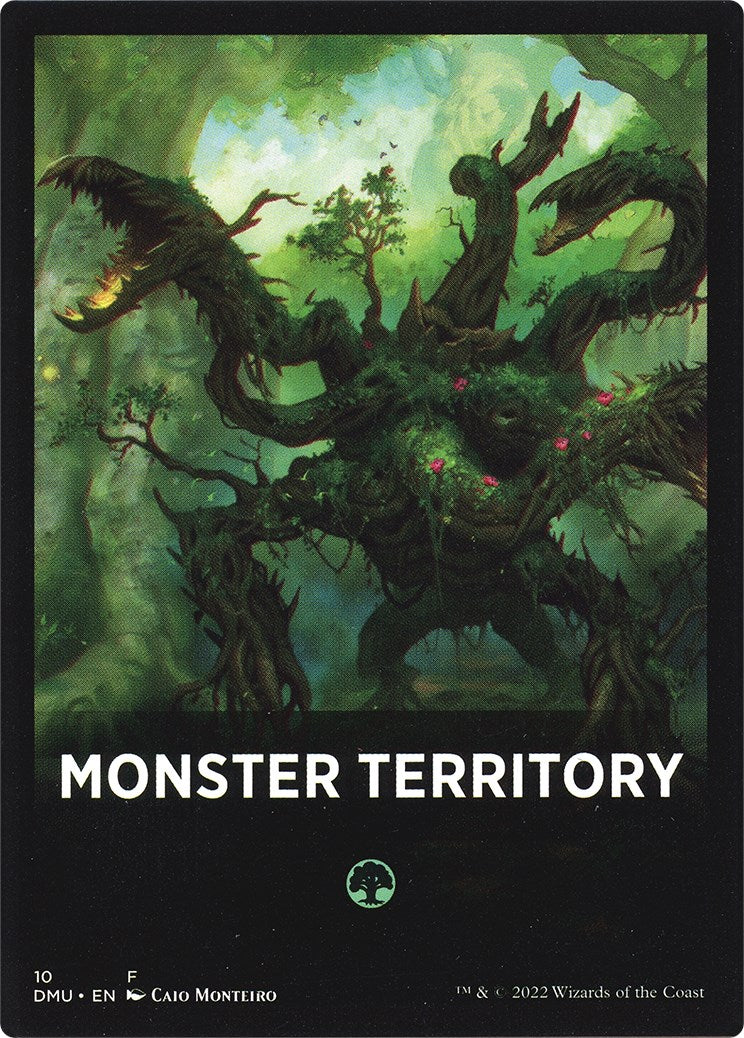 Monster Territory Theme Card [Dominaria United Tokens] | Local Legends