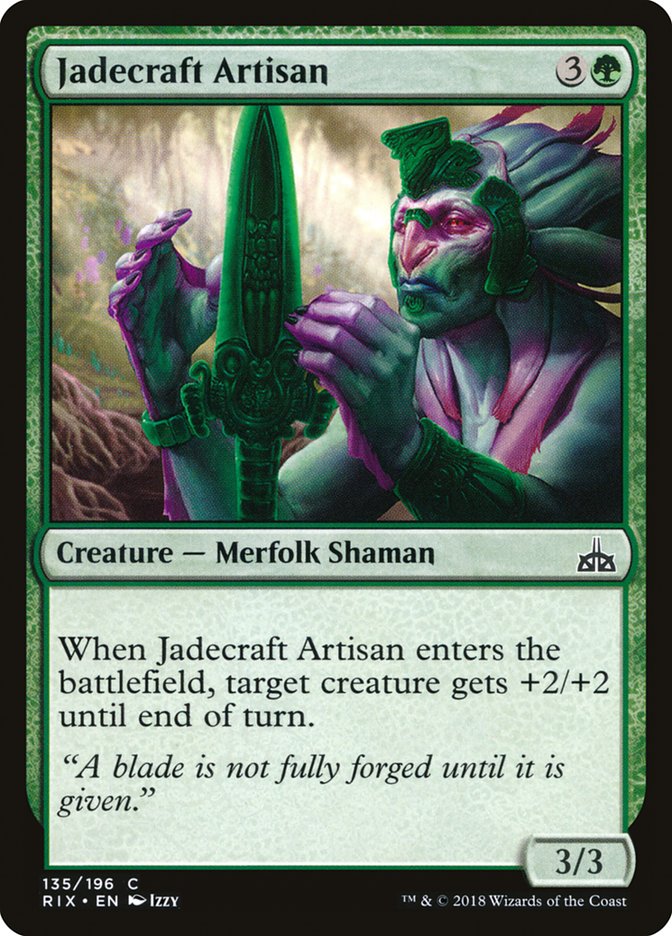 Jadecraft Artisan [Rivals of Ixalan] | Golgari Games