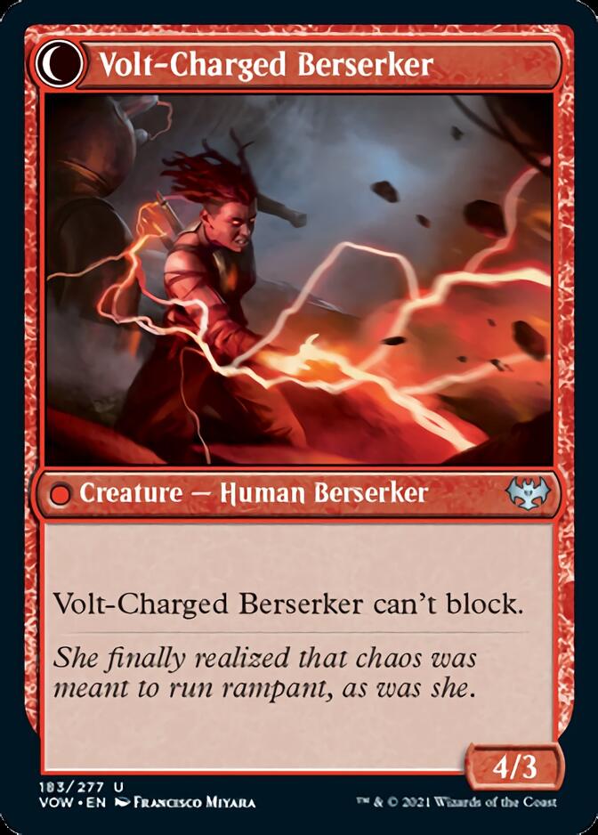 Voltaic Visionary // Volt-Charged Berserker [Innistrad: Crimson Vow] | Golgari Games