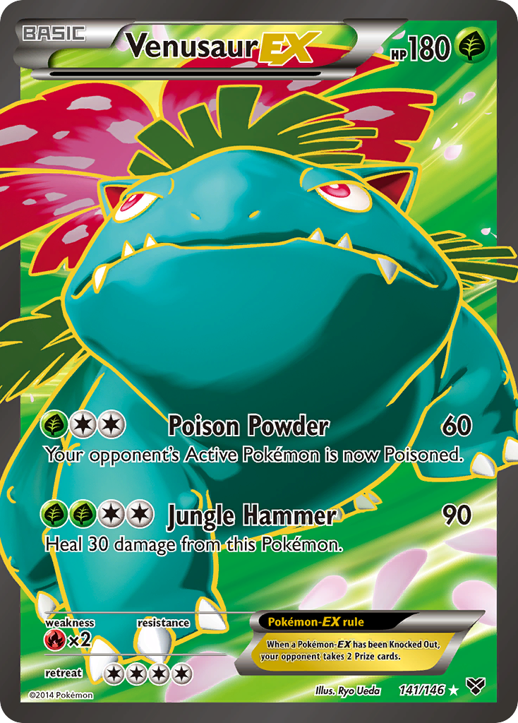 Venusaur EX (141/146) [XY: Base Set] | Golgari Games