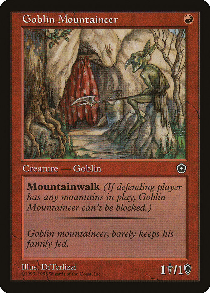 Goblin Mountaineer [Portal Second Age] | Golgari Games