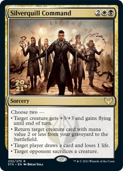 Silverquill Command [Strixhaven: School of Mages Prerelease Promos] | Local Legends
