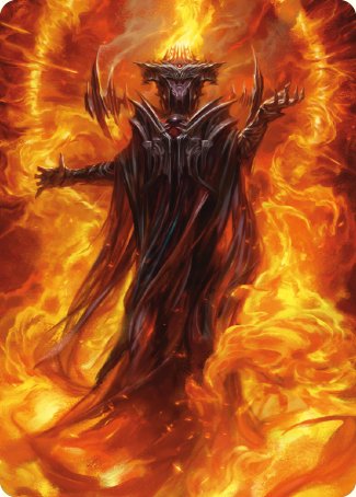 Sauron, the Dark Lord Art Card [The Lord of the Rings: Tales of Middle-earth Art Series] | Local Legends