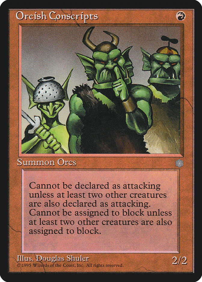 Orcish Conscripts [Ice Age] | Local Legends