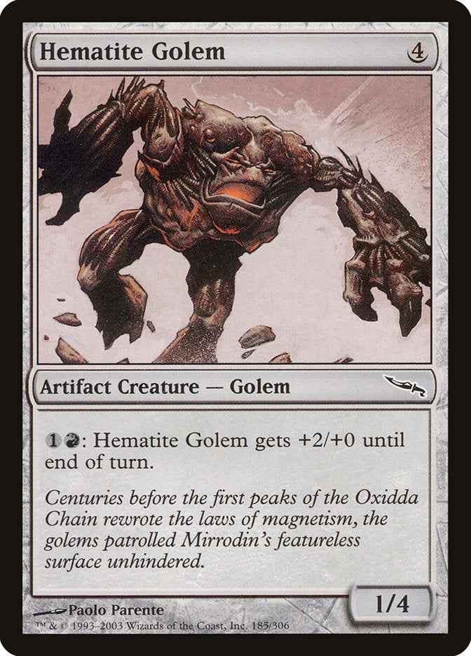 Hematite Golem [Mirrodin] | Local Legends
