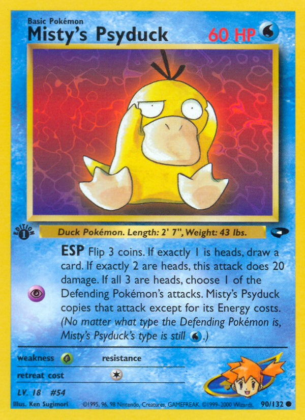 Misty's Psyduck (90/132) [Gym Challenge 1st Edition] | Golgari Games