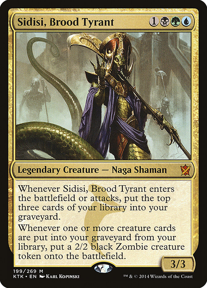 Sidisi, Brood Tyrant [Khans of Tarkir] | Golgari Games