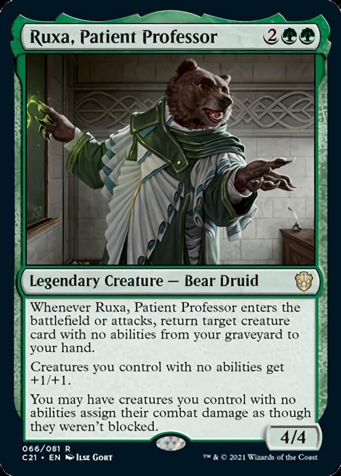 Ruxa, Patient Professor [Commander 2021] | Golgari Games