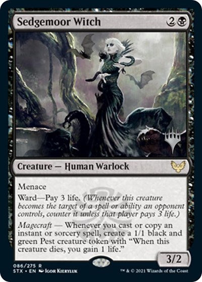 Sedgemoor Witch (Promo Pack) [Strixhaven: School of Mages Promos] | Golgari Games