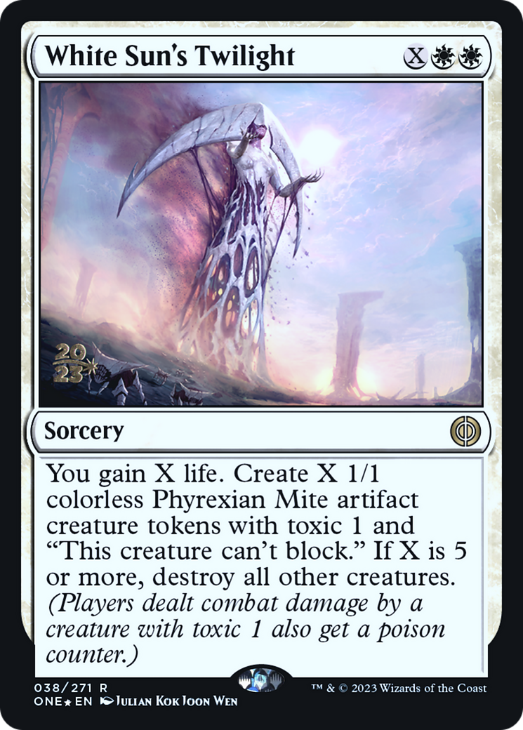 White Sun's Twilight [Phyrexia: All Will Be One Prerelease Promos] | Golgari Games