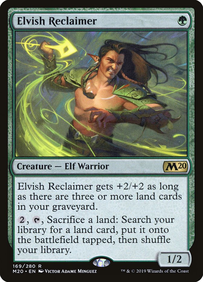 Elvish Reclaimer [Core Set 2020] | Local Legends