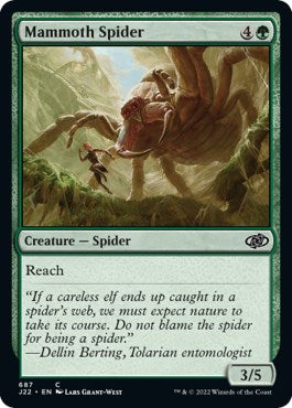 Mammoth Spider [Jumpstart 2022] | Golgari Games