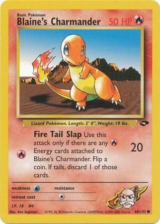 Blaine's Charmander (60/132) [Gym Challenge Unlimited] | Golgari Games