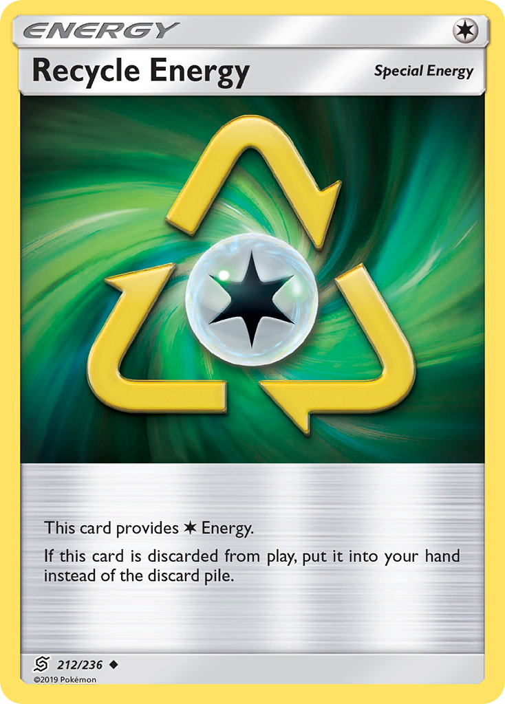 Recycle Energy (212/236) [Sun & Moon: Unified Minds] | Golgari Games